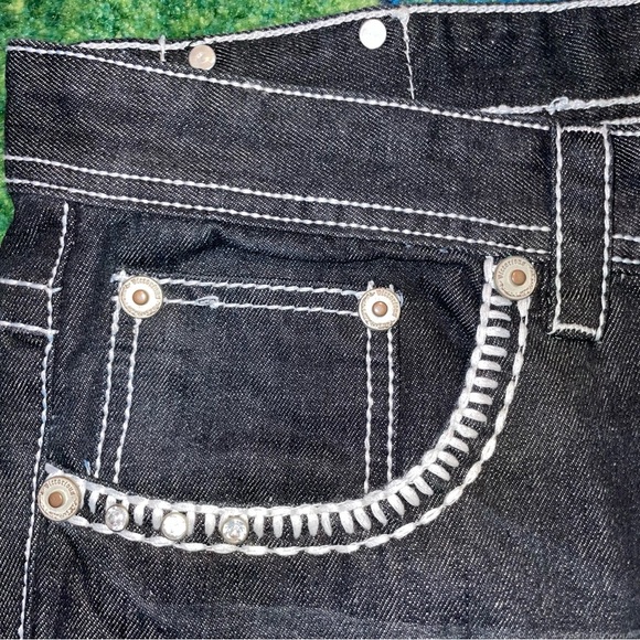 Victorinox Men's Straight Jeans - Dark Brown with wide Flop pockets - Picture 4 of 4